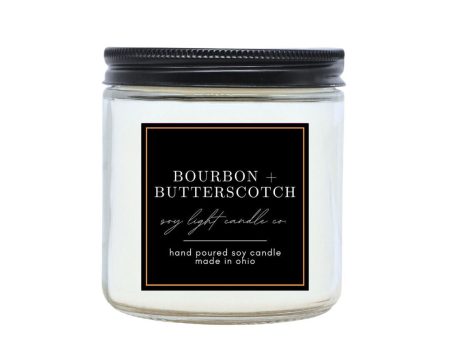 Bourbon and Butterscotch Candle Hot on Sale