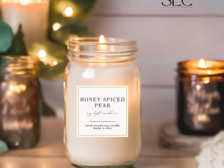 Honey Spiced Pear Candle Hot on Sale