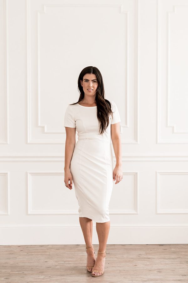 White Mod Dress Supply