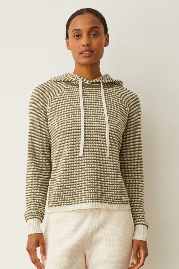 Cashmere Stripe Hoody Online