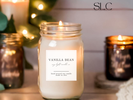 Vanilla Bean Candle Hot on Sale