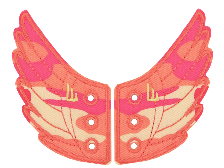 Pink Camo Wings Cheap