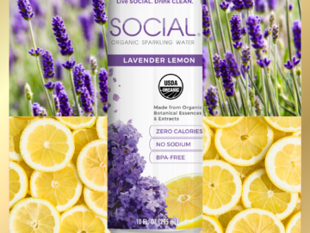 Lavender Lemon Sparkling Water 24-Pack For Cheap