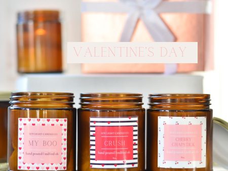 Valentine s Day Candle Trio Gift Set on Sale