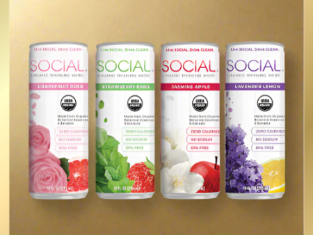 SOCIAL Sparkling Water Variety 24-Pack Sale