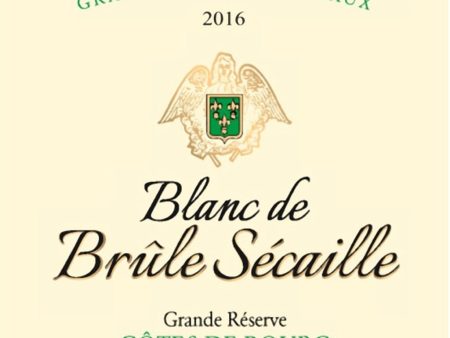 Blanc de Brule Secaille Grande Reserve Cotes de Bourg Blanc Cheap