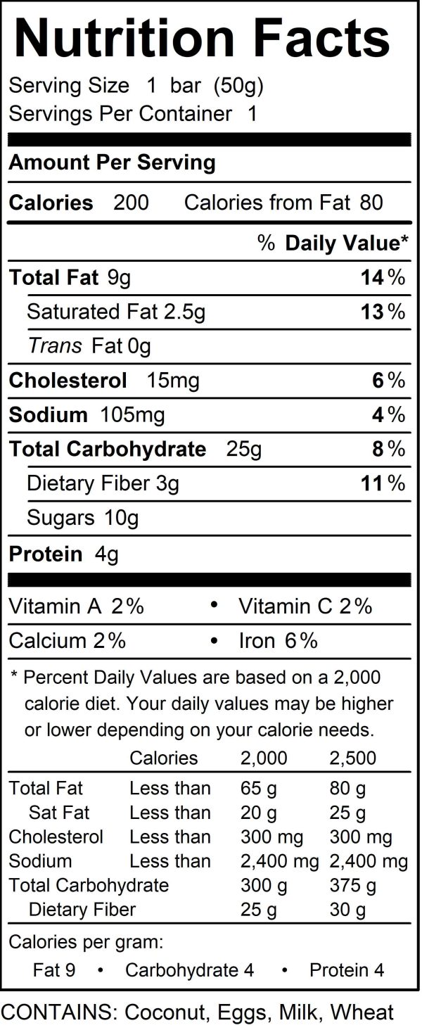 Case of Banana Coconut  Bites  -- half the size of a Breakfast Cookie For Cheap