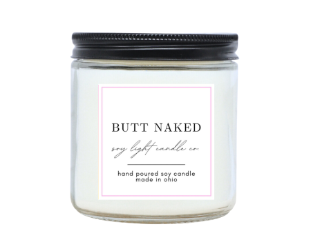 Butt Naked Candle Discount