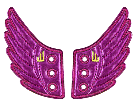 Purple Foil Wings For Discount