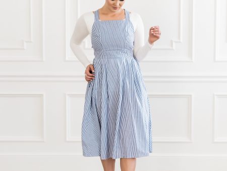 Summer Pinstripe Dress Online Sale