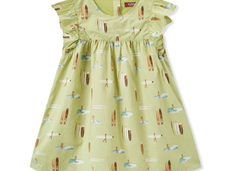 Milkbarn Butterfly Ruffle Dress Summer Surf For Discount