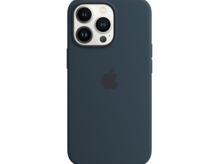 iPhone 13 Pro Silicone Case with MagSafe _ Abyss Blue For Sale