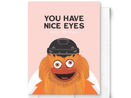 Gritty You Have Nice Eyes Valentine s Day Greeting Card Online