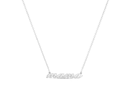 Mama Script Necklace Online Hot Sale