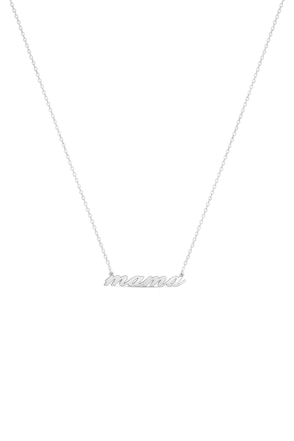 Mama Script Necklace Online Hot Sale