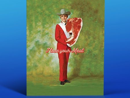 I Love Your Meat Valentine s Day Greeting Card Hot on Sale