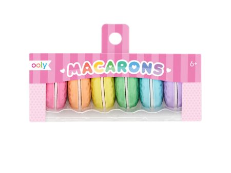 Macaron Scented Erasers - Set of 6 Online Sale