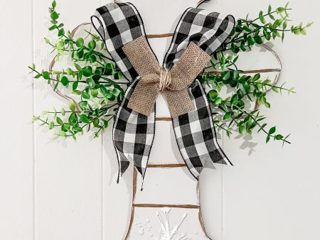 Shiplap Scalloped Cross Doorhanger Hot on Sale