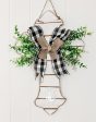 Shiplap Scalloped Cross Doorhanger Hot on Sale