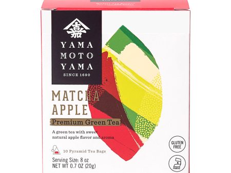 Matcha Apple Pyramid Green Tea Bag Hot on Sale