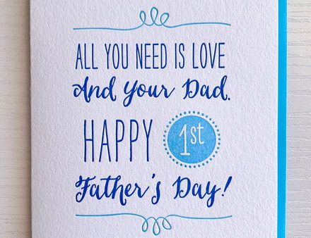 Happy First Father s Day Greeting Card Supply