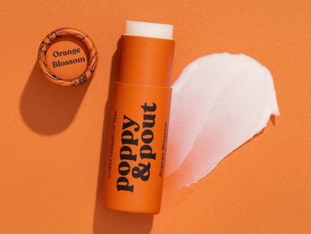 Poppy & Pout Orange Blossom Lip Balm Online now