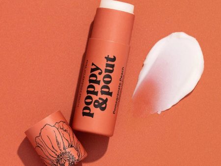 Poppy & Pout Pomegranate Peach Lip Balm Online