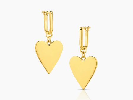 Amaya Heart Earrings on Sale