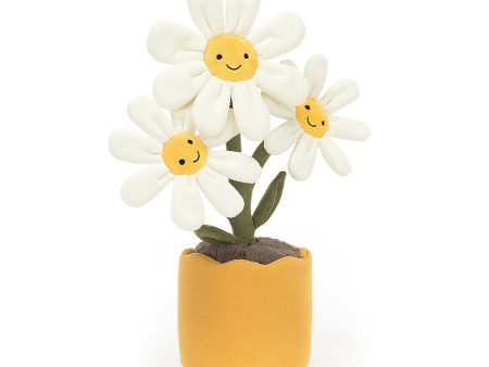 Jellycat Amuseable Potted Daisy Stuffed Toy on Sale