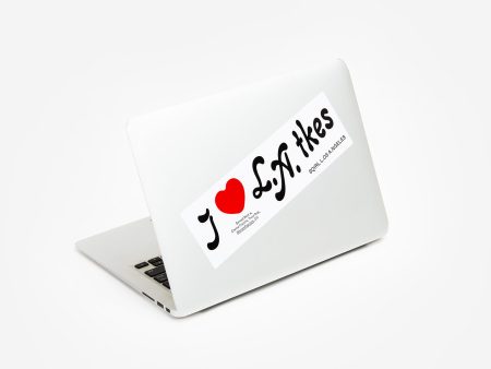 I Heart L.A.tkes Vinyl Bumper Sticker Online Hot Sale