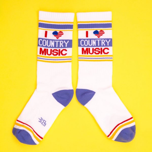 I Love Country Music Unisex Socks For Cheap