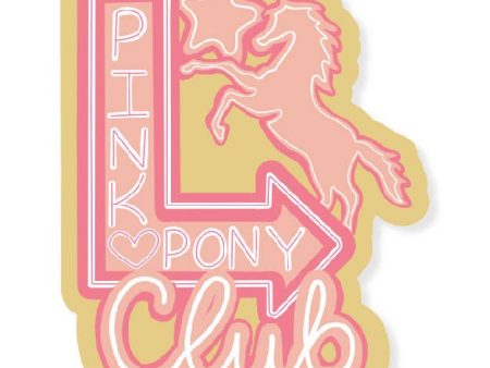 Pink Pony Club Sticker Online