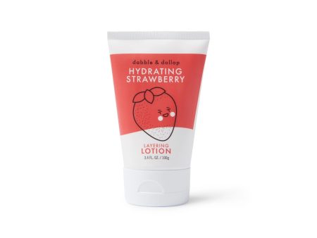 Dabble & Dollop Strawberry All-Natural Layering Lotion For Cheap