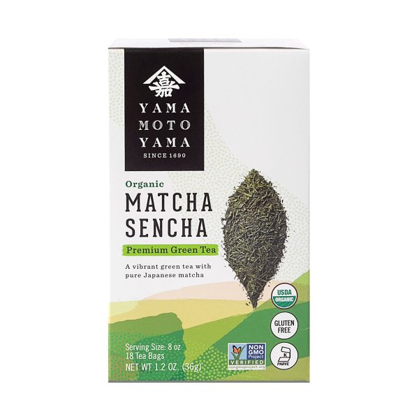 Organic Matcha Sencha Green Tea Bag on Sale