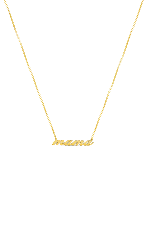 Mama Script Necklace Online Hot Sale