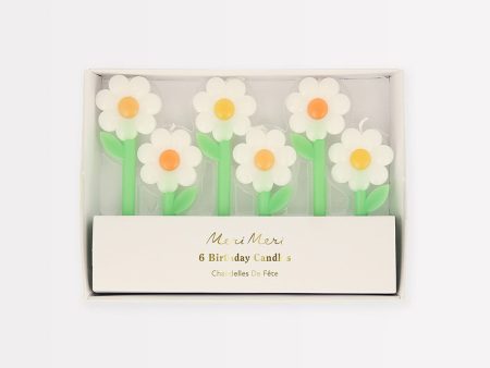 Meri Meri Daisy Birthday Candles Supply