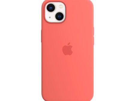 iPhone 13 Silicone Case with MagSafe _ Pink Pomelo Online