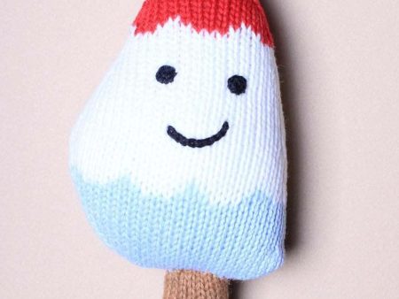 Organic Cotton Popsicle Baby Rattle on Sale