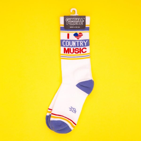 I Love Country Music Unisex Socks For Cheap