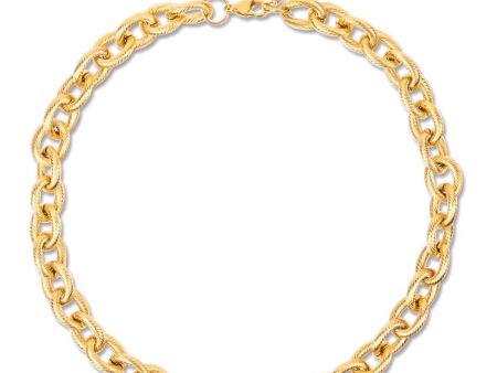 Stevie Chunky Chain Gold Link Necklace Fashion