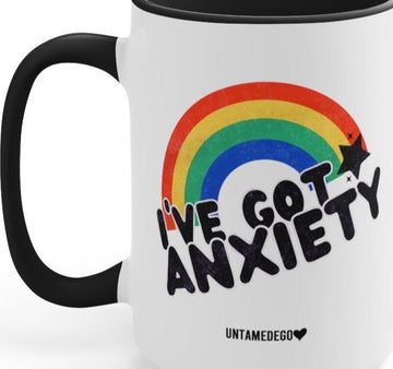 I ve Got Anxiety Rainbow Mug Hot on Sale