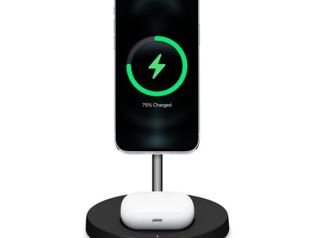 Belkin BOOST CHARGE™ PRO 2-in-1 Wireless Charger Stand with MagSafe Online Hot Sale