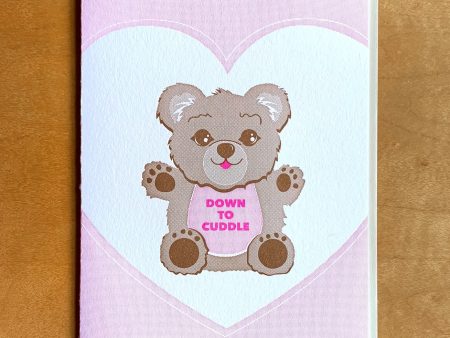 Down To Cuddle Valentine s Day Greeting Card Sale