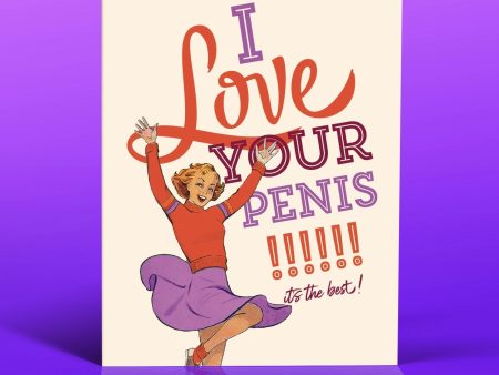 I Love Your Penis Valentine s Day Greeting Card Online