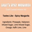 Lou s Libations Sally s Spicy Margarita Cocktail Infusion Kit Cheap