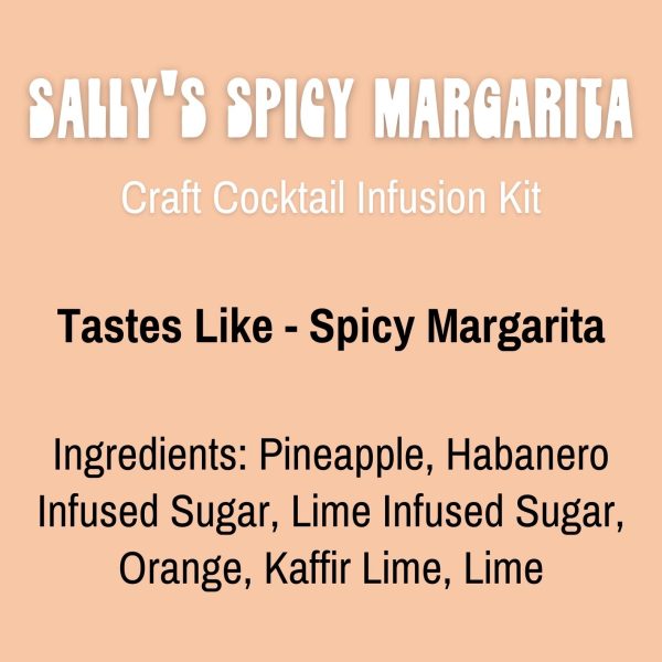 Lou s Libations Sally s Spicy Margarita Cocktail Infusion Kit Cheap