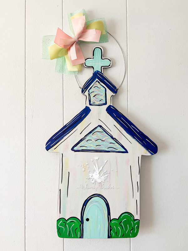 Spring Church Doorhanger For Discount