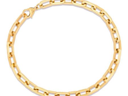 Gage Oversized Link Gold Necklace For Cheap