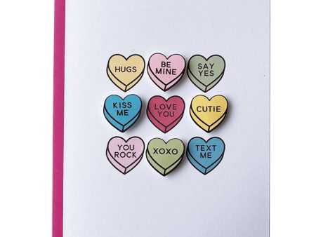 Candy Hearts Valentine s Day Greeting Card Online Sale