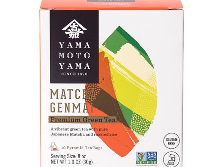 Matcha Genmai Pyramid Green Tea Bag Fashion